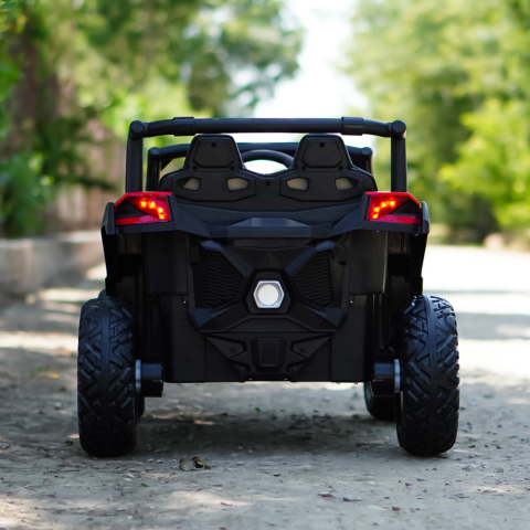 UTV electric Kinderauto Warrior 4x4, 120W, 12V, 7Ah, pentru copii 2-6 ani, echipare Premium, rosu [7]