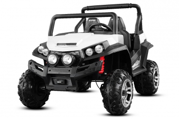 Masinute electrice - UTV electric pentru 2 copii Golf-Kart 210W 24V PREMIUM #Alb
