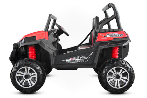 UTV electric pentru 2 copii Golf-Kart 210W 24V PREMIUM #Rosu [4]