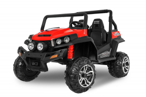 Masinute electrice - UTV electric pentru 2 copii Golf-Kart 210W 24V PREMIUM #Rosu