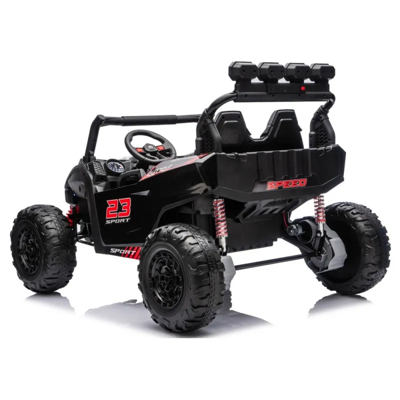 UTV electric pentru 2 copii Kinderauto Arrow Dune-Buggy 220W 12V, premium Negru [4]