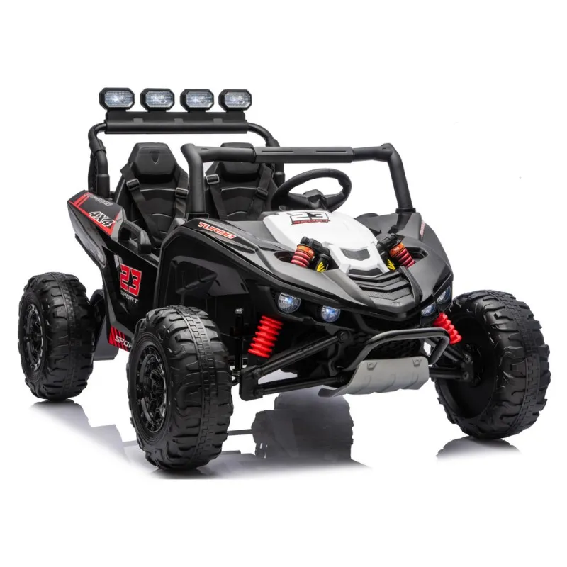 UTV electric pentru 2 copii Kinderauto Arrow Dune-Buggy 220W 12V, premium Negru [1]
