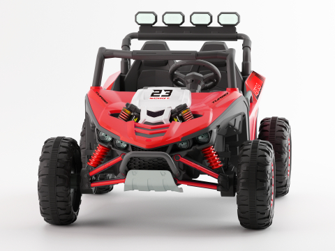 UTV electric pentru 2 copii Kinderauto Arrow Dune-Buggy 220W 12V, premium Rosu [1]