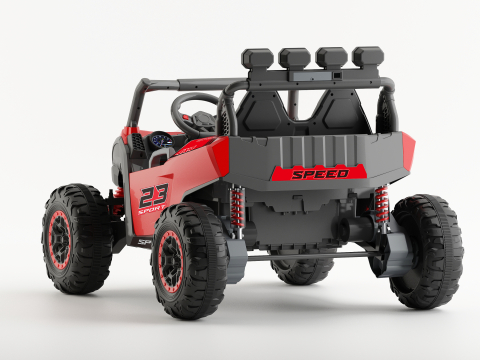 UTV electric pentru 2 copii Kinderauto Arrow Dune-Buggy 300W 24V, premium Rosu [4]