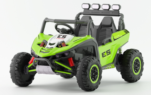 UTV electric pentru 2 copii Kinderauto Arrow Dune-Buggy 300W 24V, premium Verde [1]