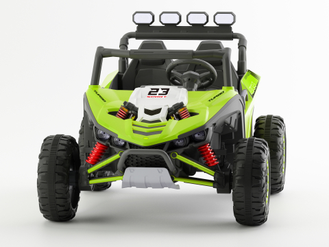 ATV & UTV Electrice - UTV electric pentru 2 copii Kinderauto Arrow Dune-Buggy 300W 24V, premium Verde
