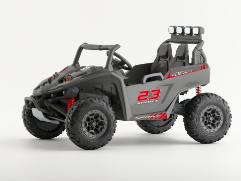 UTV electric pentru 2 copii Kinderauto Arrow Dune-Buggy 300W 24V, premium Negru [11]