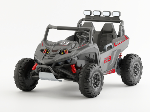 UTV electric pentru 2 copii Kinderauto Arrow Dune-Buggy 300W 24V, premium Negru [13]