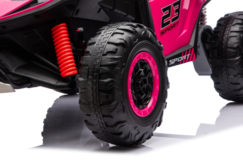 UTV electric pentru 2 copii Kinderauto Vector Dune-Buggy 300W 24V, premium Roz [10]