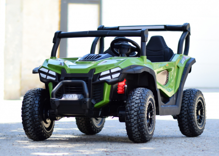 UTV electric pentru 2 copii Kinderauto Buggy-Truck 200W 12V, premium, culoare Army green [3]