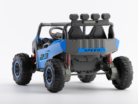 UTV electric pentru 2 copii Kinderauto Arrow Dune-Buggy 300W 24V, premium Albastru [13]