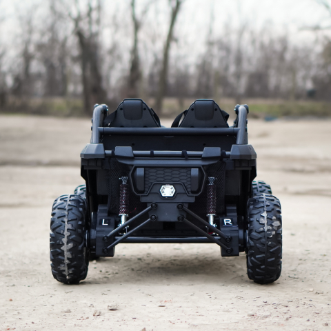 UTV electric pentru 2 copii, Kinderauto Dune-Buggy SPORT, putere 800W, 24V 10Ah, premium, negru [8]