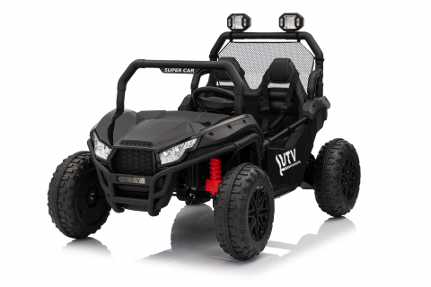 UTV electric pentru copii cu 2 locuri, Kinderauto Dune-Buggy, negru [2]