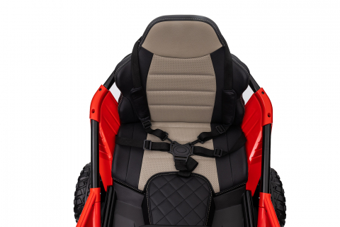 UTV electric pentru 2 copii Kinderauto MoonRider 6x6 180W 24V premium, rosu [7]