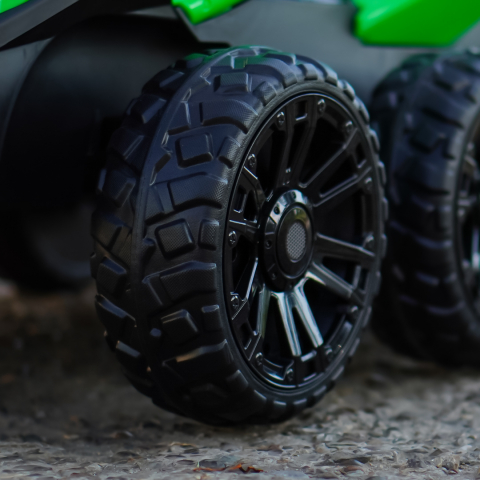 UTV electric pentru 2 copii Kinderauto MoonRider 6x6 180W 24V premium, verde [13]