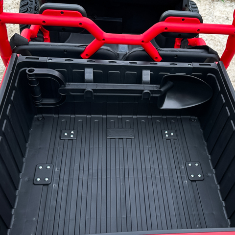 UTV electric pentru 2 copii Kinderauto Ranger 4x4 Sport 300W 24V premium, culoare rosie [18]