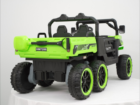 UTV electric pentru 2 copii Kinderauto X-Force 300W 24V premium, culoare verde [6]