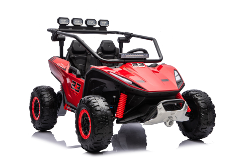 UTV electric pentru 2 copii Kinderauto Vector Dune-Buggy 220W 12V, premium Rosu [18]