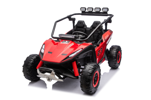 UTV electric pentru 2 copii Kinderauto Vector Dune-Buggy 220W 12V, premium Rosu [17]