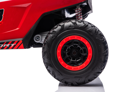 UTV electric pentru 2 copii Kinderauto Vector Dune-Buggy 220W 12V, premium Rosu [11]