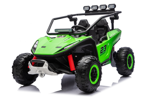 UTV electric pentru 2 copii Kinderauto Vector Dune-Buggy 220W 12V, premium Verde [5]