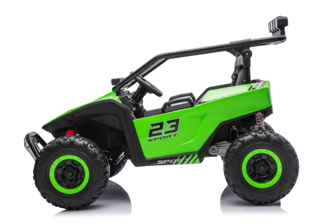 UTV electric pentru 2 copii Kinderauto Vector Dune-Buggy 220W 12V, premium Verde [3]