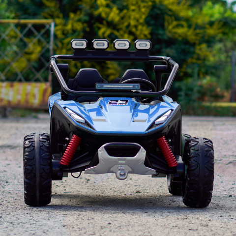 UTV electric pentru 2 copi, Kinderauto Vector Dune-Buggy, 300W, 24V, echipare premium, albastru [3]