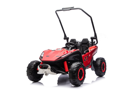 UTV electric pentru 2 copii Kinderauto Vector Dune-Buggy 300W 24V, premium Rosu [2]