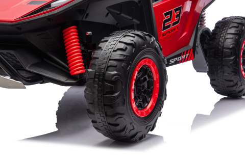 UTV electric pentru 2 copii Kinderauto Vector Dune-Buggy 300W 24V, premium Rosu [8]