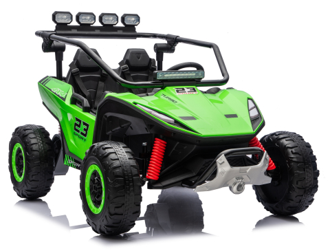 UTV electric pentru 2 copii Kinderauto Vector Dune-Buggy 300W 24V, premium Verde [6]