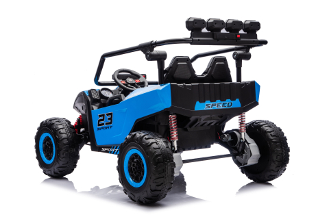UTV electric pentru 2 copii Kinderauto Vector Dune-Buggy 300W 24V, premium Albastru [5]