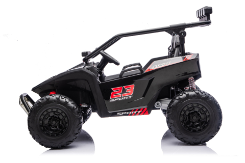 UTV electric pentru 2 copii Kinderauto Vector Dune-Buggy 300W 24V, premium Negru [4]