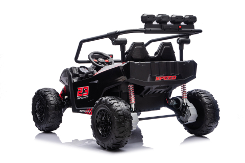 UTV electric pentru 2 copii Kinderauto Vector Dune-Buggy 300W 24V, premium Negru [5]