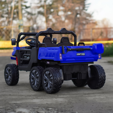 UTV electric pentru 2 copii Kinderauto X-Force 300W 24V premium, culoare albastru [5]