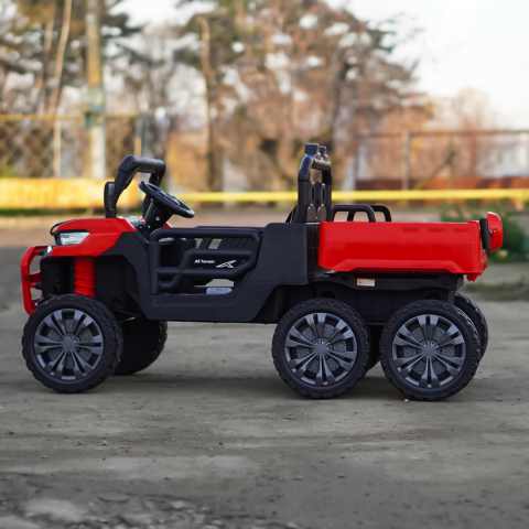 UTV electric pentru 2 copii Kinderauto X-Force 300W 24V premium, culoare rosie [6]