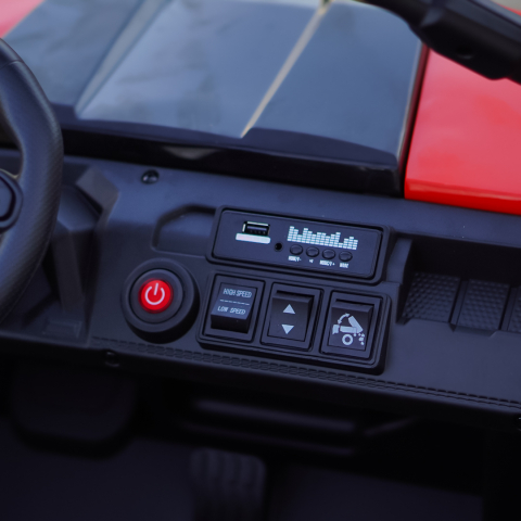 UTV electric pentru 2 copii Kinderauto X-Force 300W 24V premium, culoare rosie [17]