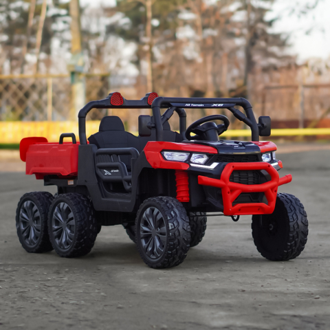 UTV electric pentru 2 copii Kinderauto X-Force 300W 24V premium, culoare rosie [1]