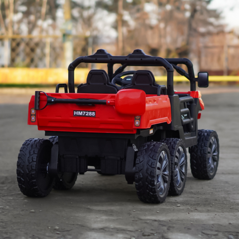 UTV electric pentru 2 copii Kinderauto X-Force 300W 24V premium, culoare rosie [9]