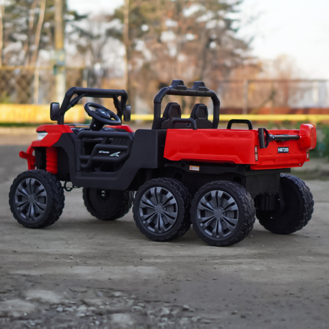 UTV electric pentru 2 copii Kinderauto X-Force 300W 24V premium, culoare rosie [7]