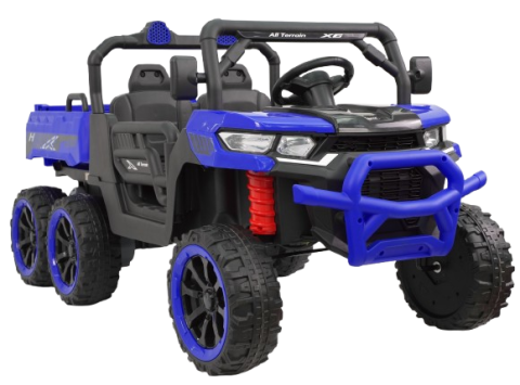 Masinute electrice - UTV electric pentru 2 copii Kinderauto X-Force 300W 24V premium, culoare albastru