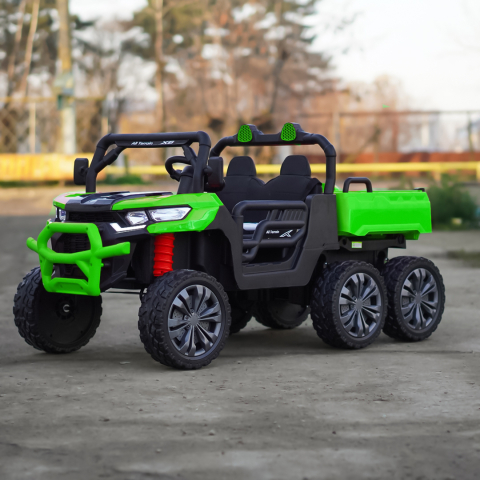 UTV electric pentru 2 copii Kinderauto X-Force 300W 24V premium, culoare verde [3]