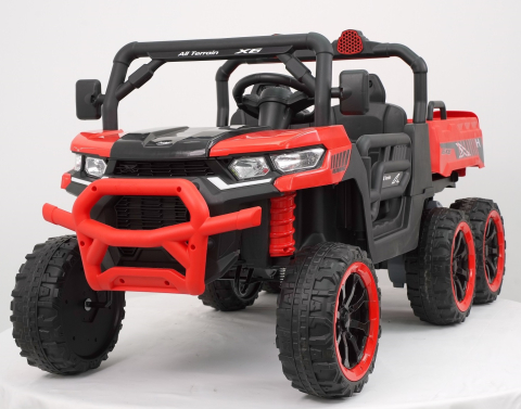 UTV electric pentru 2 copii Kinderauto X-Force 300W 24V premium, culoare rosie [4]