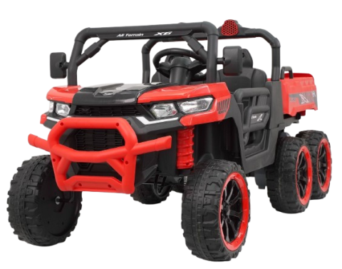Masinute electrice - UTV electric pentru 2 copii Kinderauto X-Force 300W 24V premium, culoare rosie