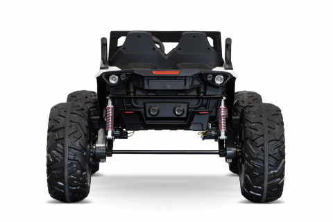 UTV electric pentru 2 copii, Kinderauto Monster 4x4, 300W, 24V, ROTI MOI, culoare alba [5]