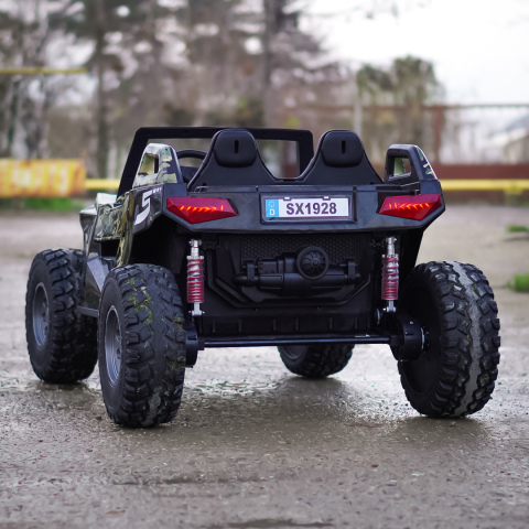 UTV electric pentru copii BJX1928, 400W, 24V, camuflaj print [6]