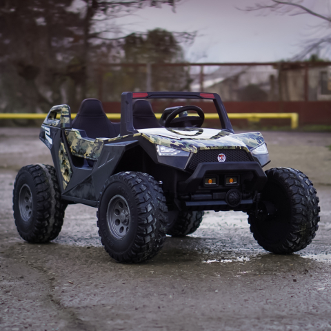 UTV electric pentru copii BJX1928, 400W, 24V, camuflaj print [1]