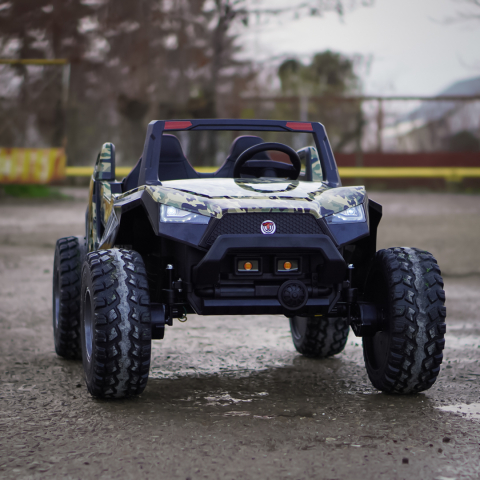 UTV electric pentru copii BJX1928, 400W, 24V, camuflaj print [2]