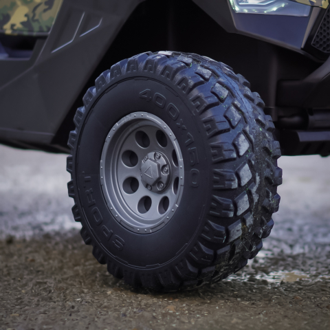 UTV electric pentru copii BJX1928, 400W, 24V, camuflaj print [10]