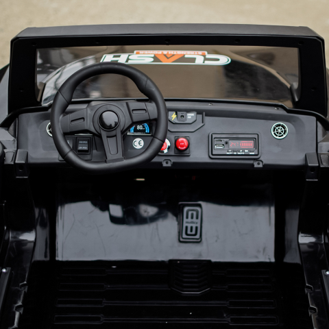 UTV electric pentru copii BJX1928, 500W, 24V, neagra [9]