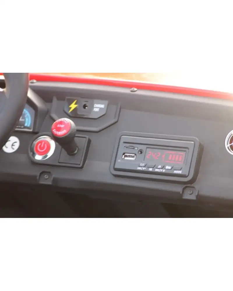 UTV electric pentru copii BJX1928, 500W, 24V, rosu [9]